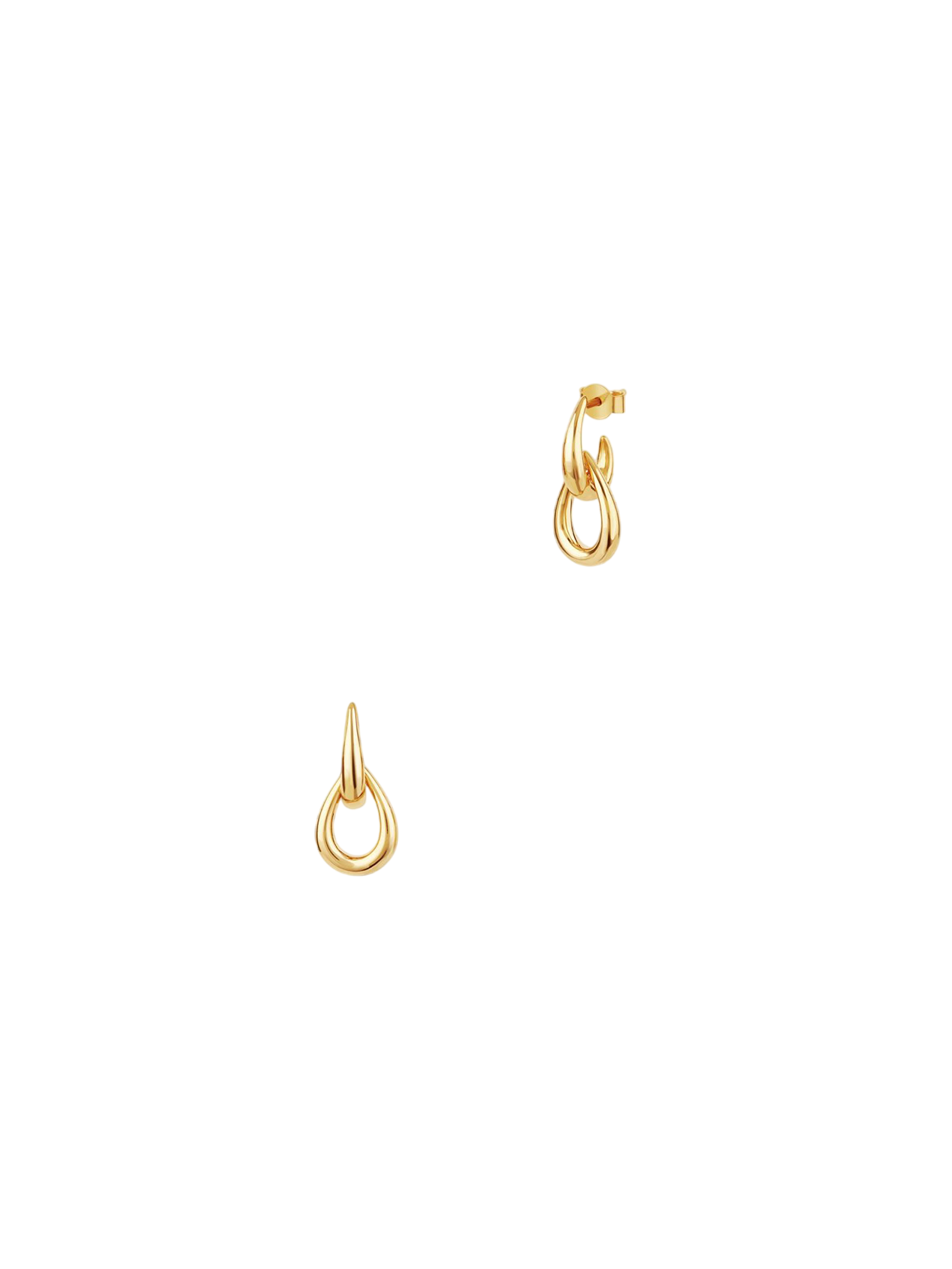 Raindrop double link studs